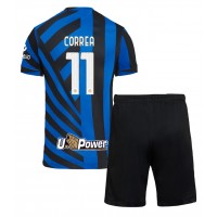 Inter Milan Joaquin Correa #11 Hemmaställ Barn 2024-25 Korta ärmar (+ Korta byxor)